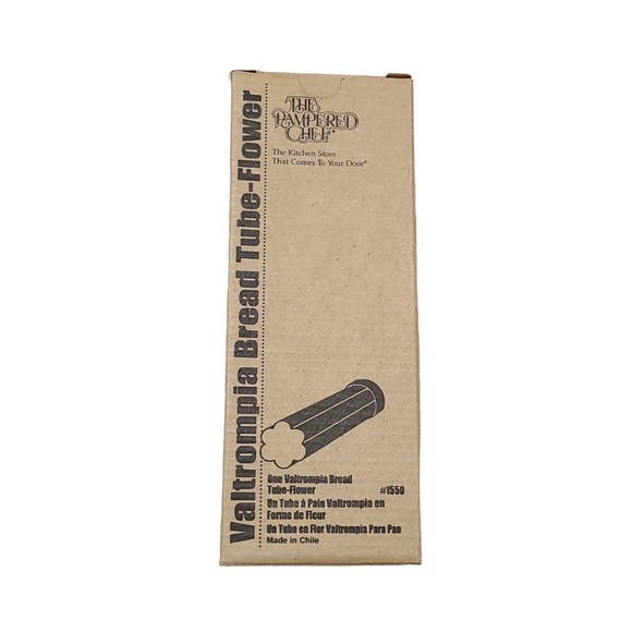 THE PAMPERED CHEF Valtrompia Bread Tube Flower #1550 - New - Picture 1 of 2